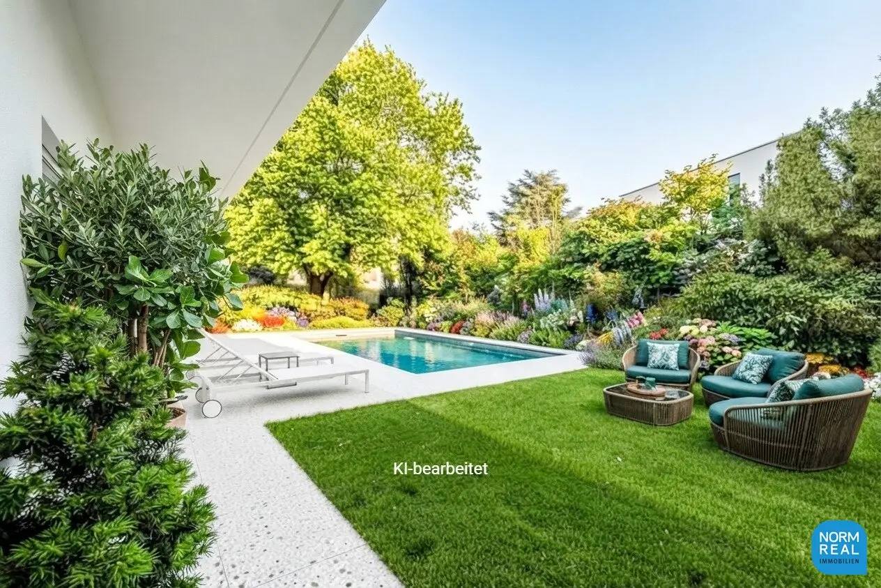 Completely renovated villa in the Vienna Modern style with garden and swimming pool