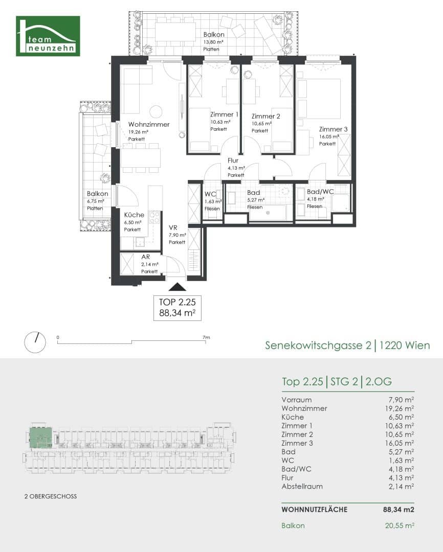 A top-class project awaits you - your new home in a prime location in the 22nd district!