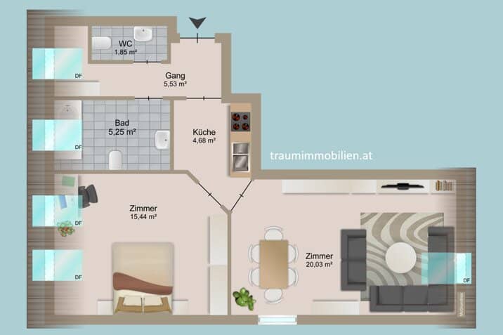 VERKAUF - GROSSE - KLEINWOHNUNG