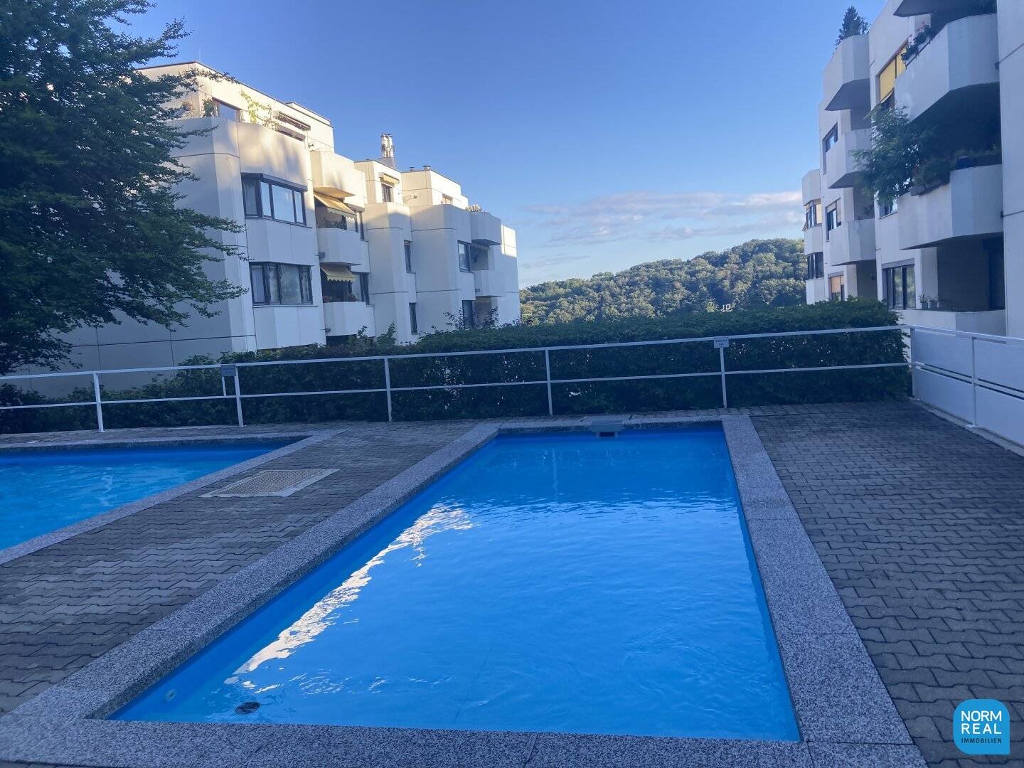 First occupancy: Elegant garden apartment with outdoor pool