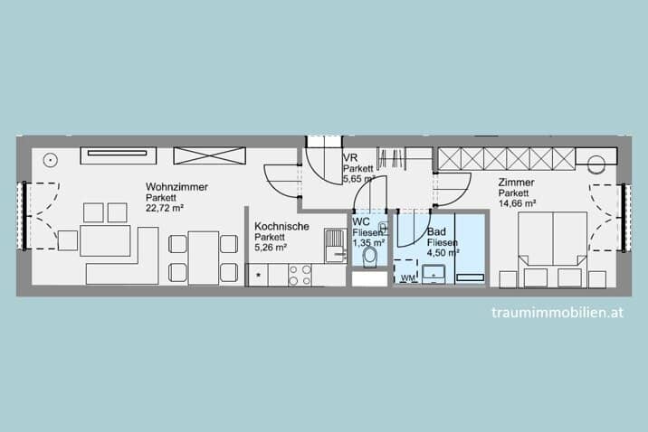 Super cool new build apartment for € 265,000 first occupancy
