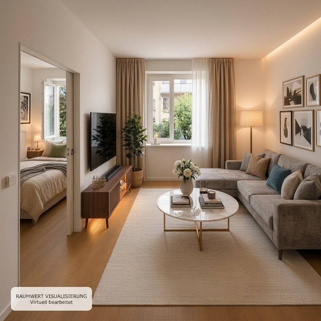 RAUMWUNDER | Neubau | BJ 1961, freier Mietzins | 2 Zimmer | ca. 32 m² WFL | Hofruhelage | nahe Donauinsel | sofort beziehbar