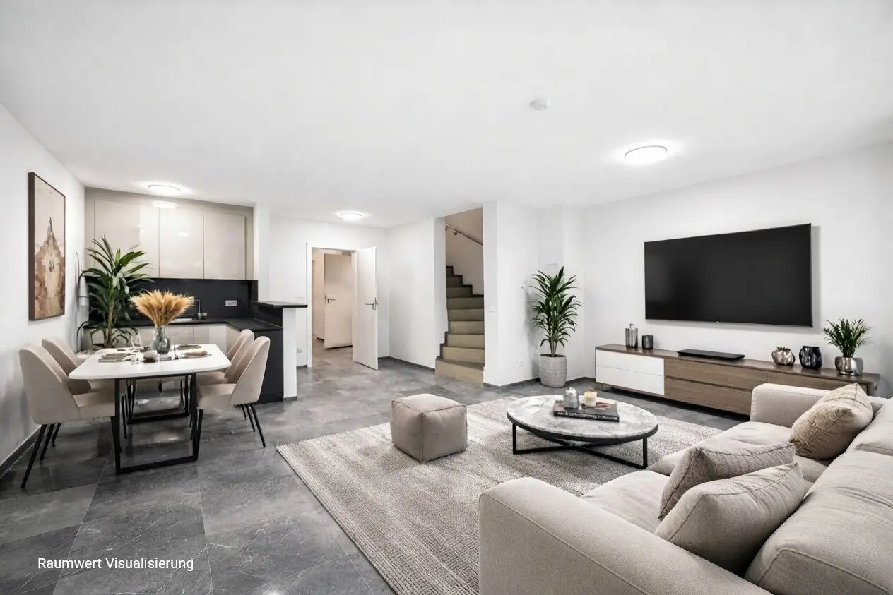 OPEN LIVING FEELING &amp; LOTS OF SPACE | Terraced House | Built 2019 | 7 Rooms | Garden | Terrace | Air Source Heat Pump