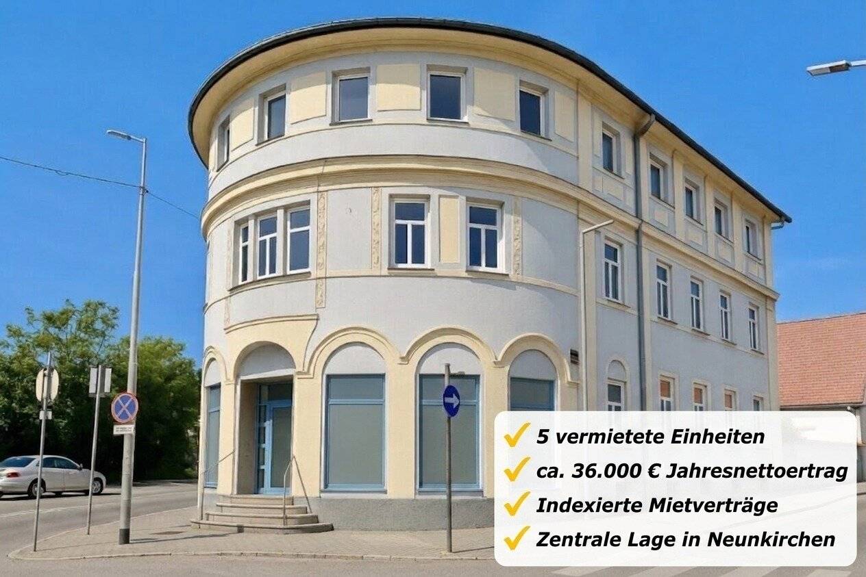 RENDITEHIT | Vollvermietet | ca. € 36.000 Netto-Ertrag | Indexierte Mieten | ca. 554m² NFL | ca. 343m² Grund