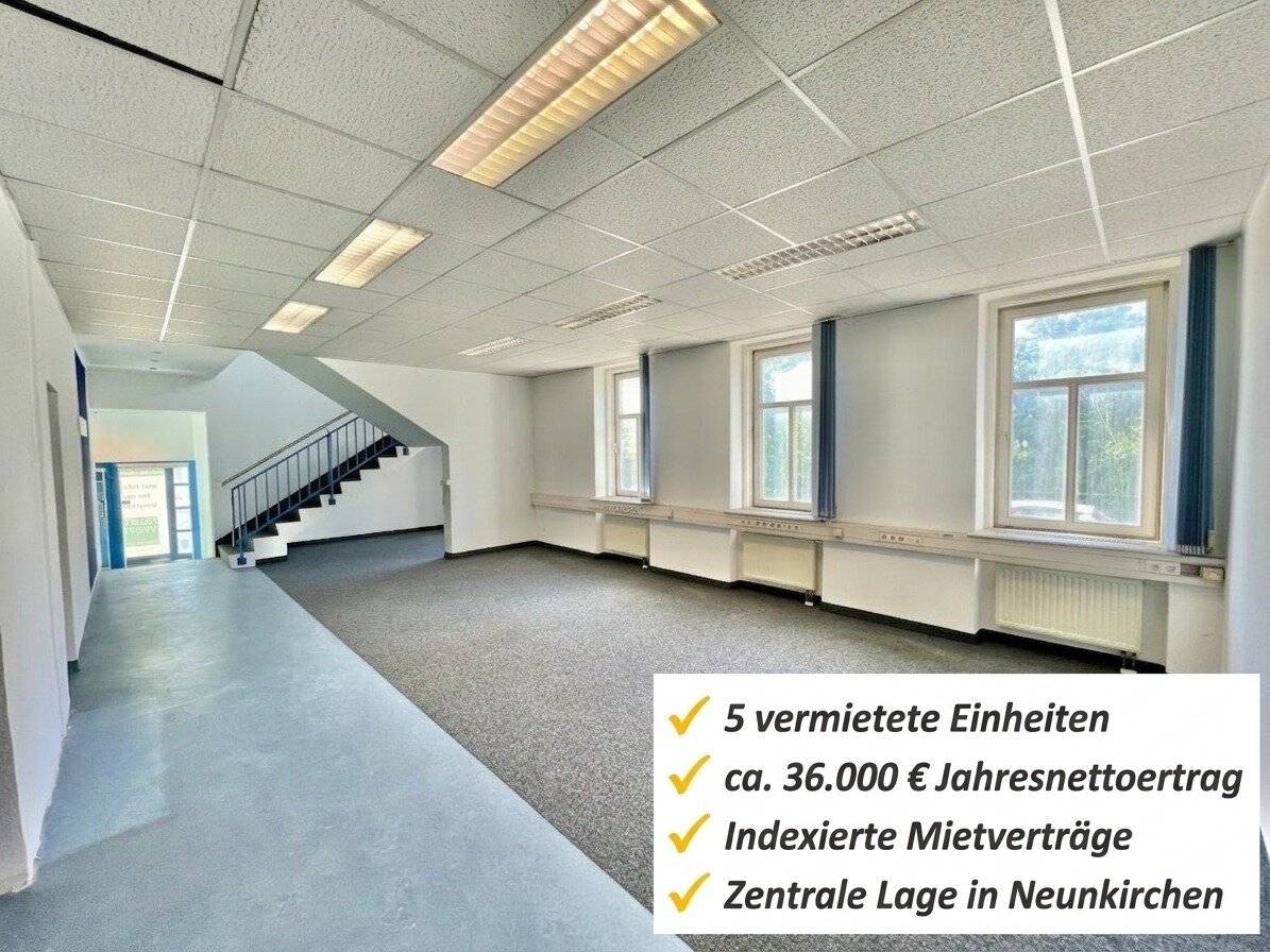 RENDITEHIT | Vollvermietet | ca. € 36.000 Netto-Ertrag | Indexierte Mieten | ca. 554m² NFL | ca. 343m² Grund
