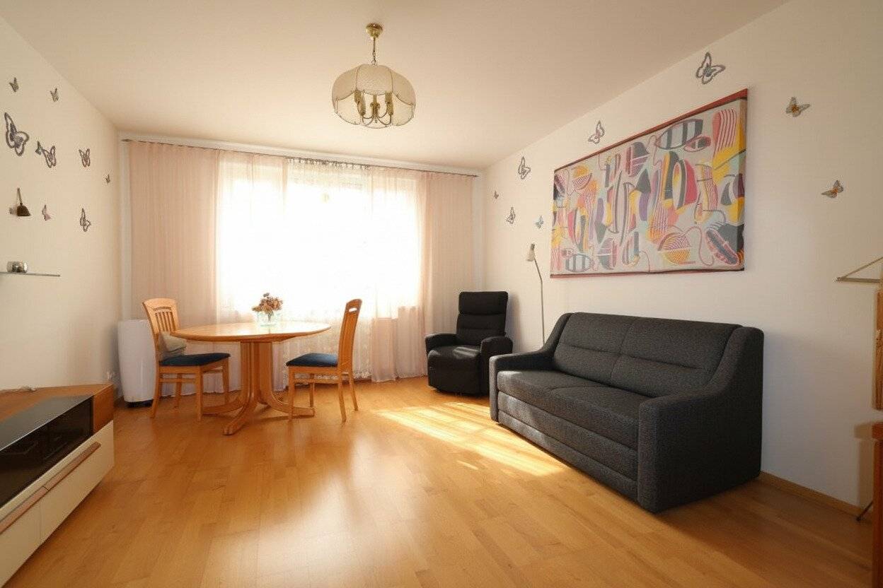 Top-sanierte 2 Zimmer-Wohnung (+ 2 Extra-Zimmer im ausgebauten Dachboden) mit Balkon in perfekter Zentrumslage
