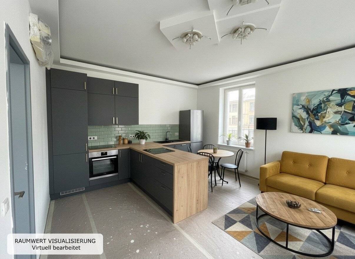 MODERN ATTIC APARTMENT | 1 room | approx. 30 m² living area | quiet courtyard location | 3rd floor