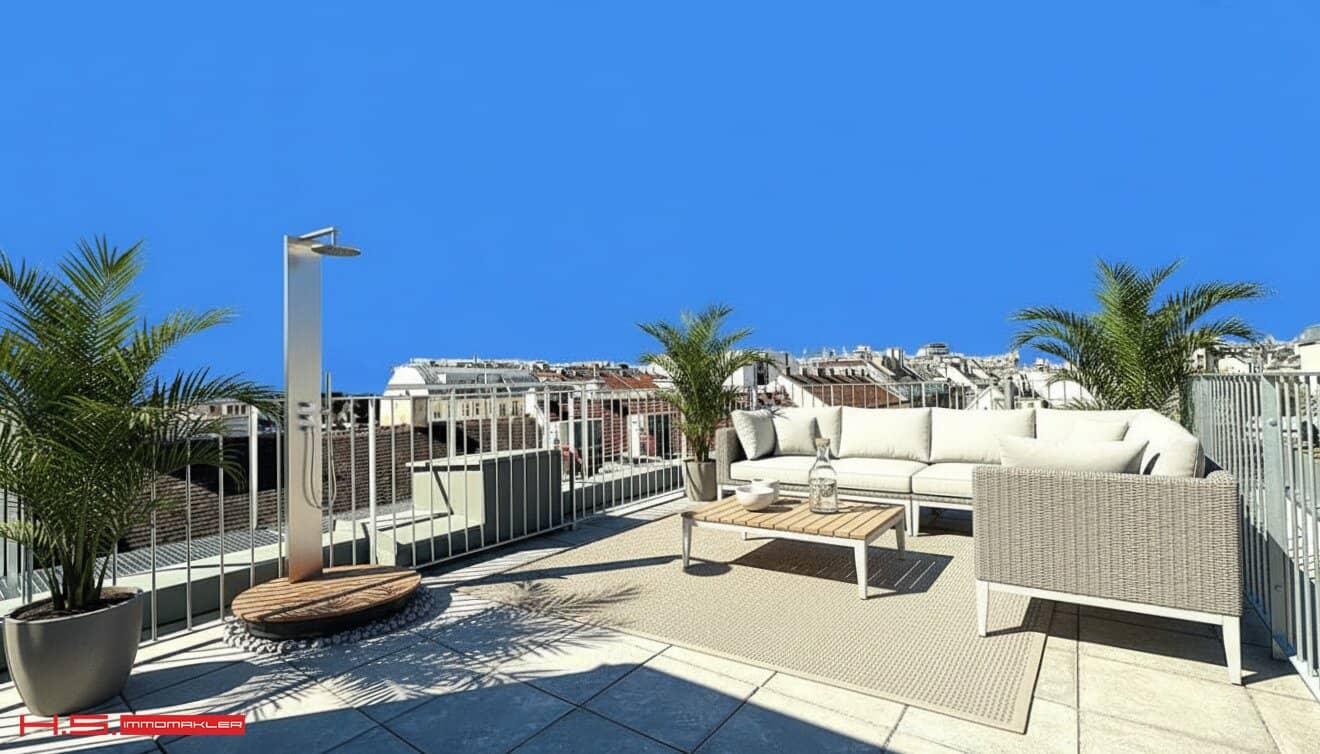 MITTEN IM "VIERTEN" IM GRÜNEN -  NUR NOCH 1 TERRASSENERSTBEZUG + 1 GARTENWOHNUNG + DAS  PENTHOUSE +100% GRÜNRUHELAGE - HIGH END RESTAURIERTES STILHAUS