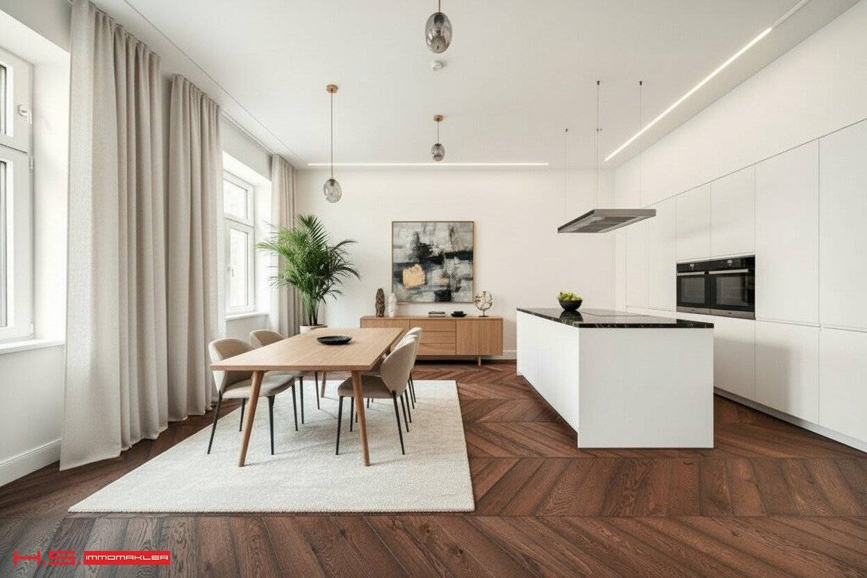PRIME LOCATION SERVITENVIERTEL - 3 STYLE FIRST OCCUPANCIES approx. 90 m² LIVING AREA FOR IMMEDIATE MOVE-IN + 2 ELITE ATTIC APARTMENTS from 12/2027 - COMPLETELY RENOVATED PERIOD BUILDING
