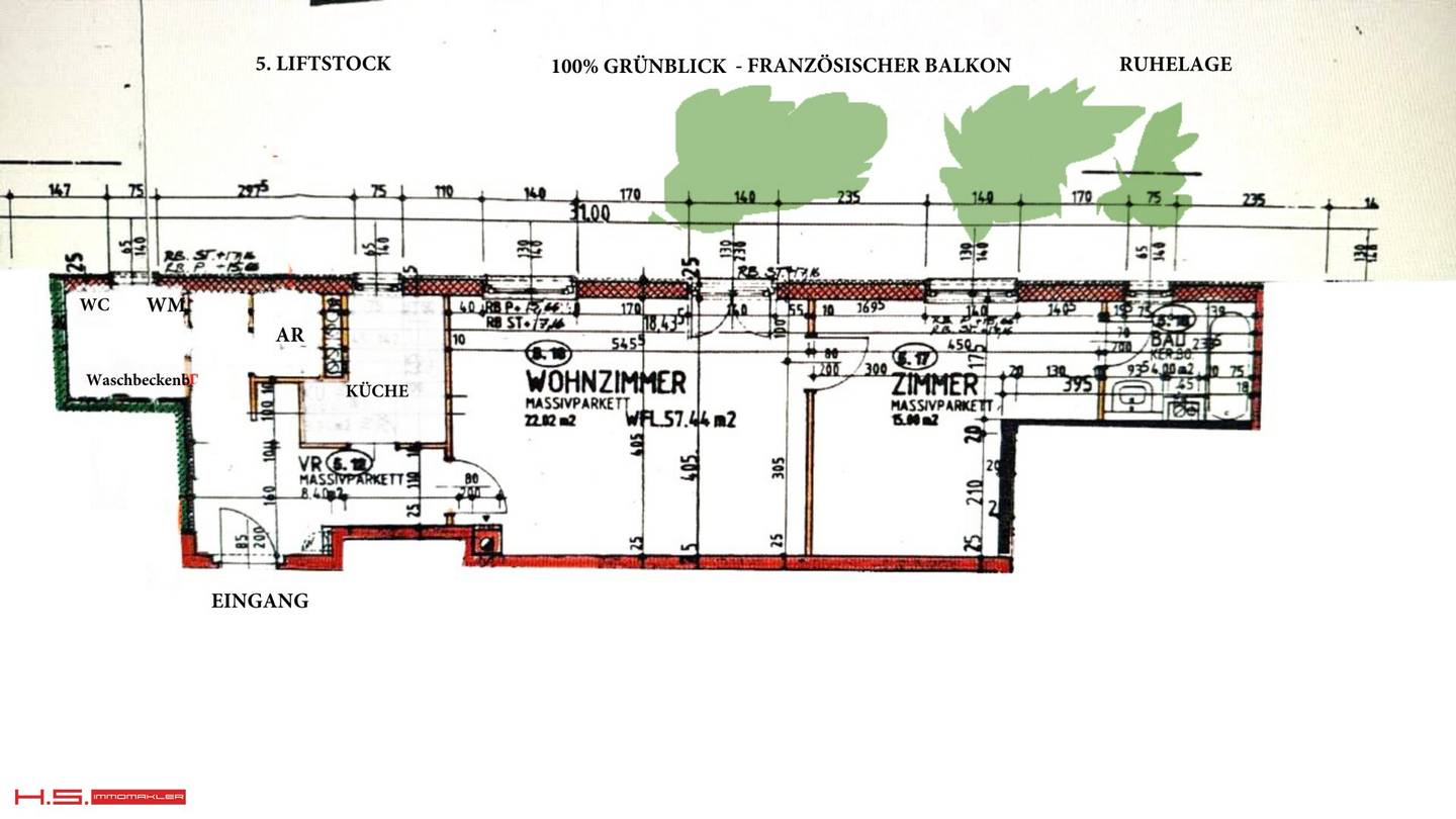 ERSTBERZUG  ECHTE TOPLAGE - 5.LIFTSTOCK - WEST- und GRÜNBLICK - NEUBAU - KEIN MRG - GARAGENOPTION