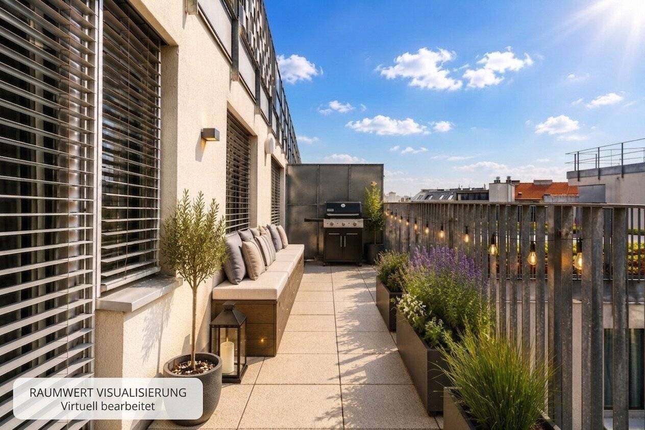 ROOFTERRACE APARTMENT at Wienerberg | Built in 2018 | 3 rooms | approx. 70.6 m² usable area | Elevator | Double garage