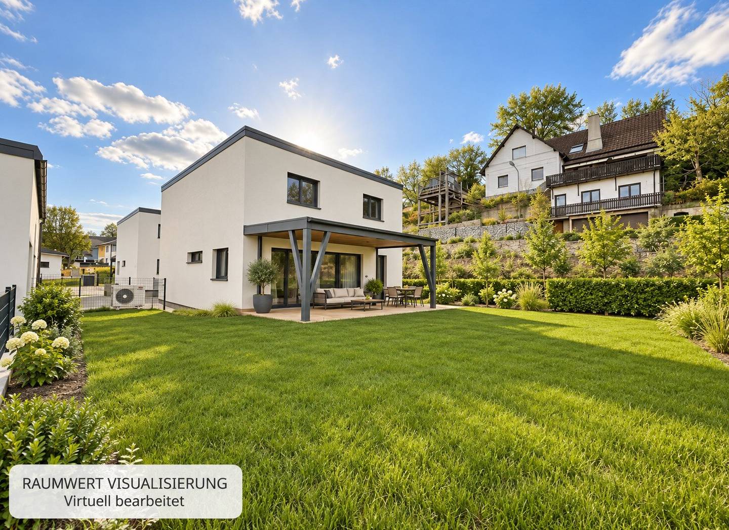 First occupancy near Melk | Modern single-family house | 5 rooms | approx. 144 m² living area | Garden | Air-source heat pump