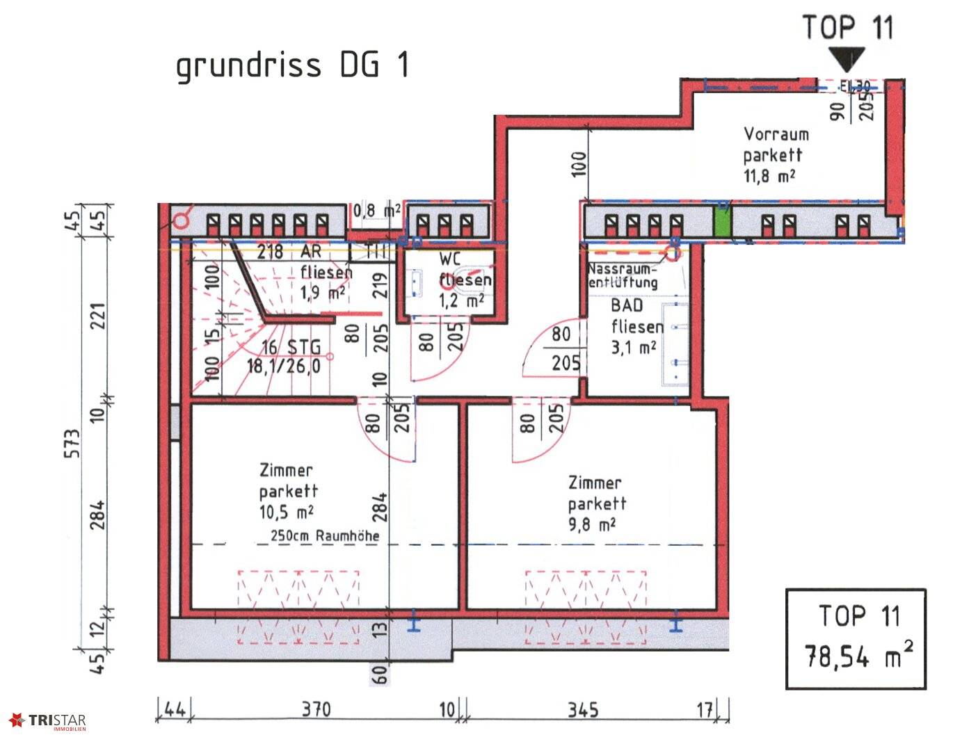 NEU! • Erstbezug • Sofort beziehbar • Luxus-Dachgeschosswohnungen 1180 Wien kaufen – Terrasse + Wienblick