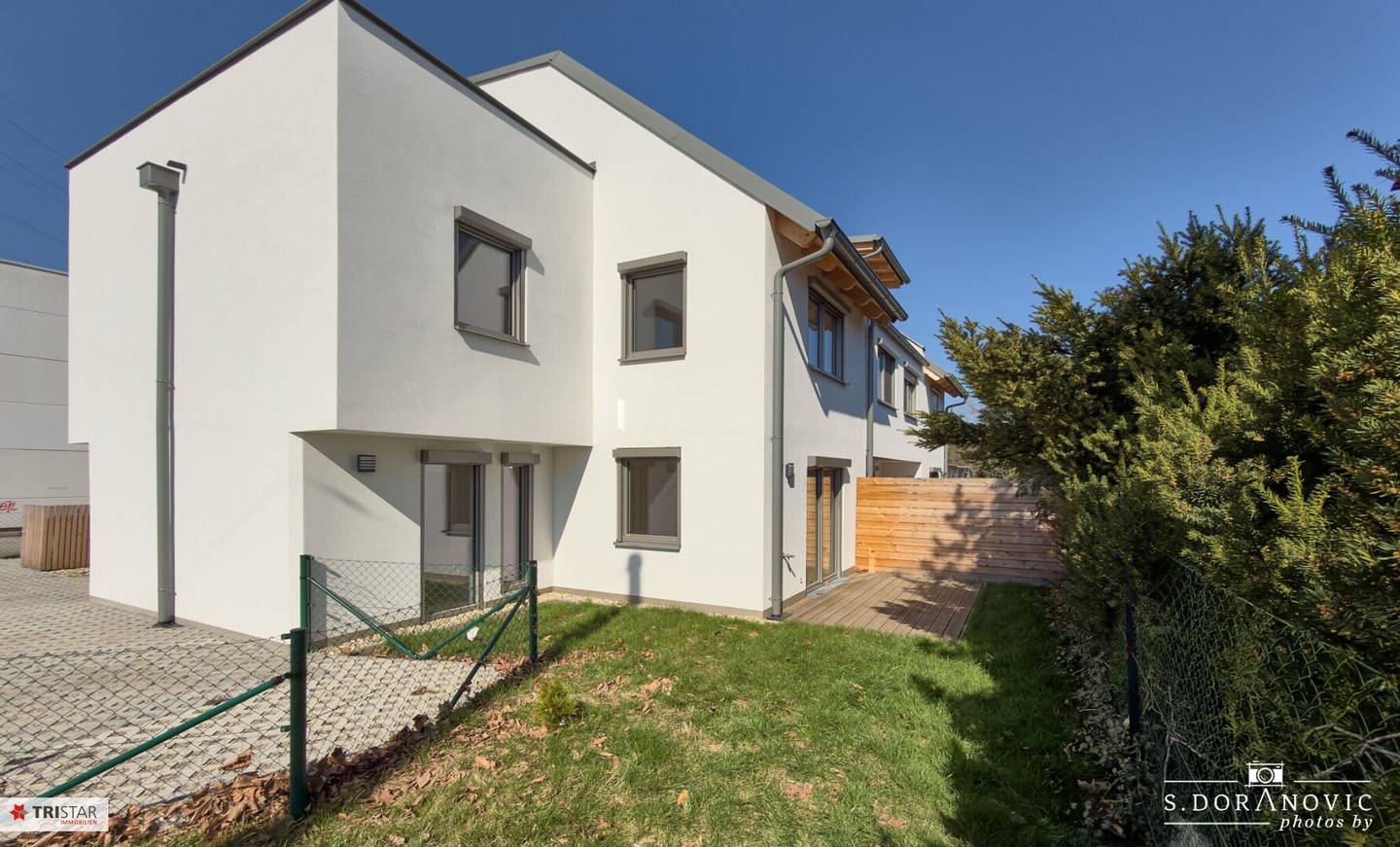 LAST HOUSE! 5-room house with private garden SOUTH+EAST+WEST 2 terraces Photovoltaic + heat pump Kitchen + car parking space near U6 Perfektastraße 1230 Vienna