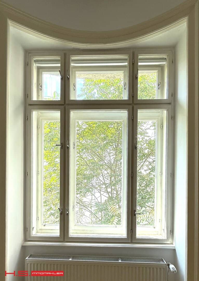 STILWOHNUNG  - 14m² BALKONANBAU (!) MÖGLICH -  2. WOHNETAGE - tlW. GRÜNBLICK - HERRLICHES GRÜNDERZEITHAUS - 100% HOFRUHELAGE