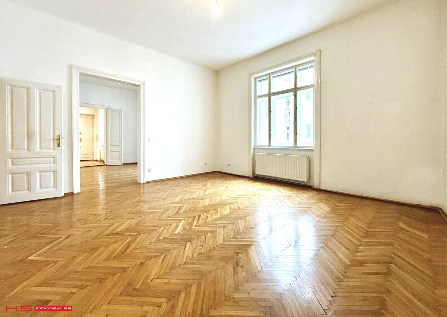 STILWOHNUNG  - 14m² BALKONANBAU (!) MÖGLICH -  2. WOHNETAGE - tlW. GRÜNBLICK - HERRLICHES GRÜNDERZEITHAUS - 100% HOFRUHELAGE