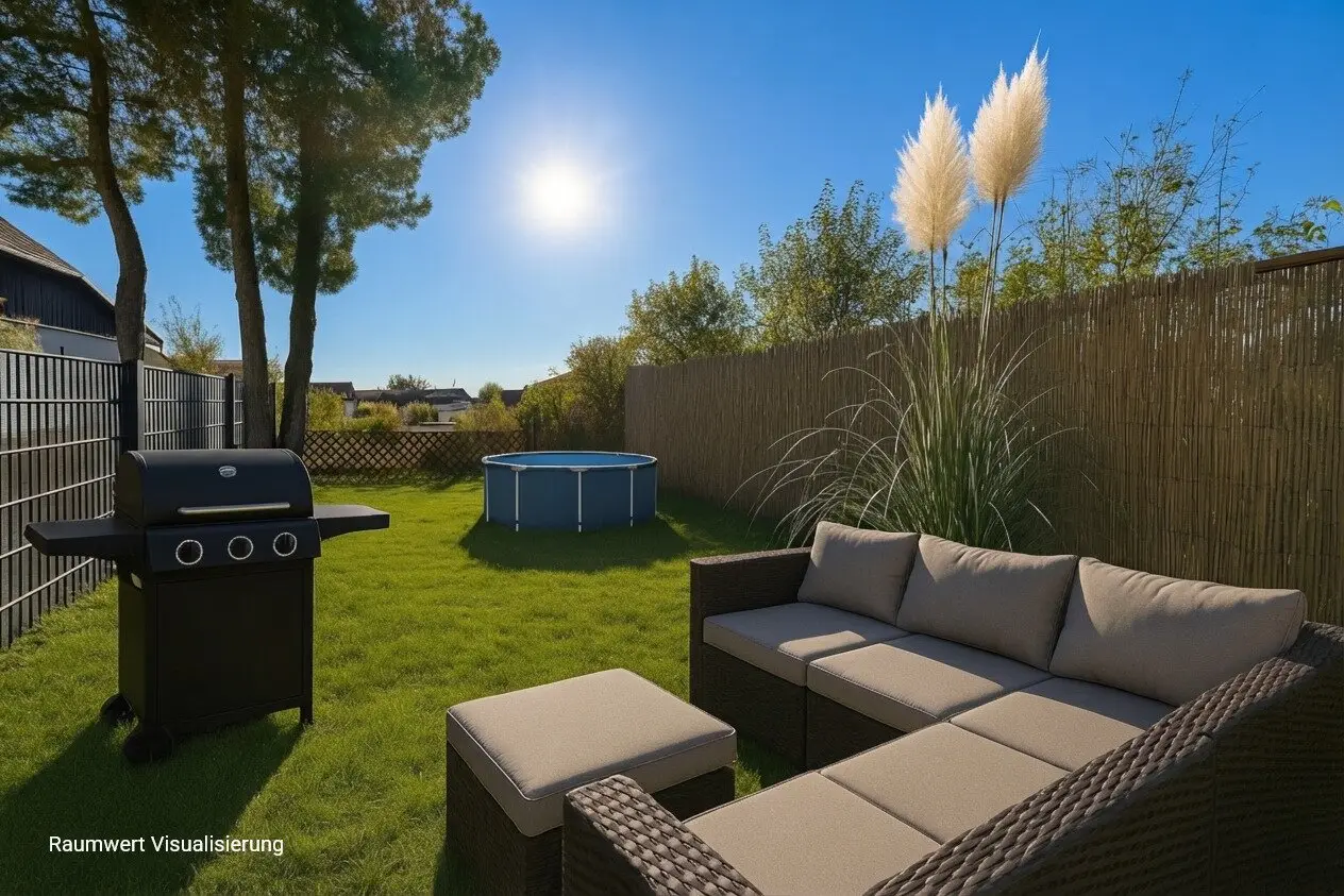 SUMMER PROMOTION | Modern terraced house | Fully furnished | 3 rooms | Garden | Car parking space