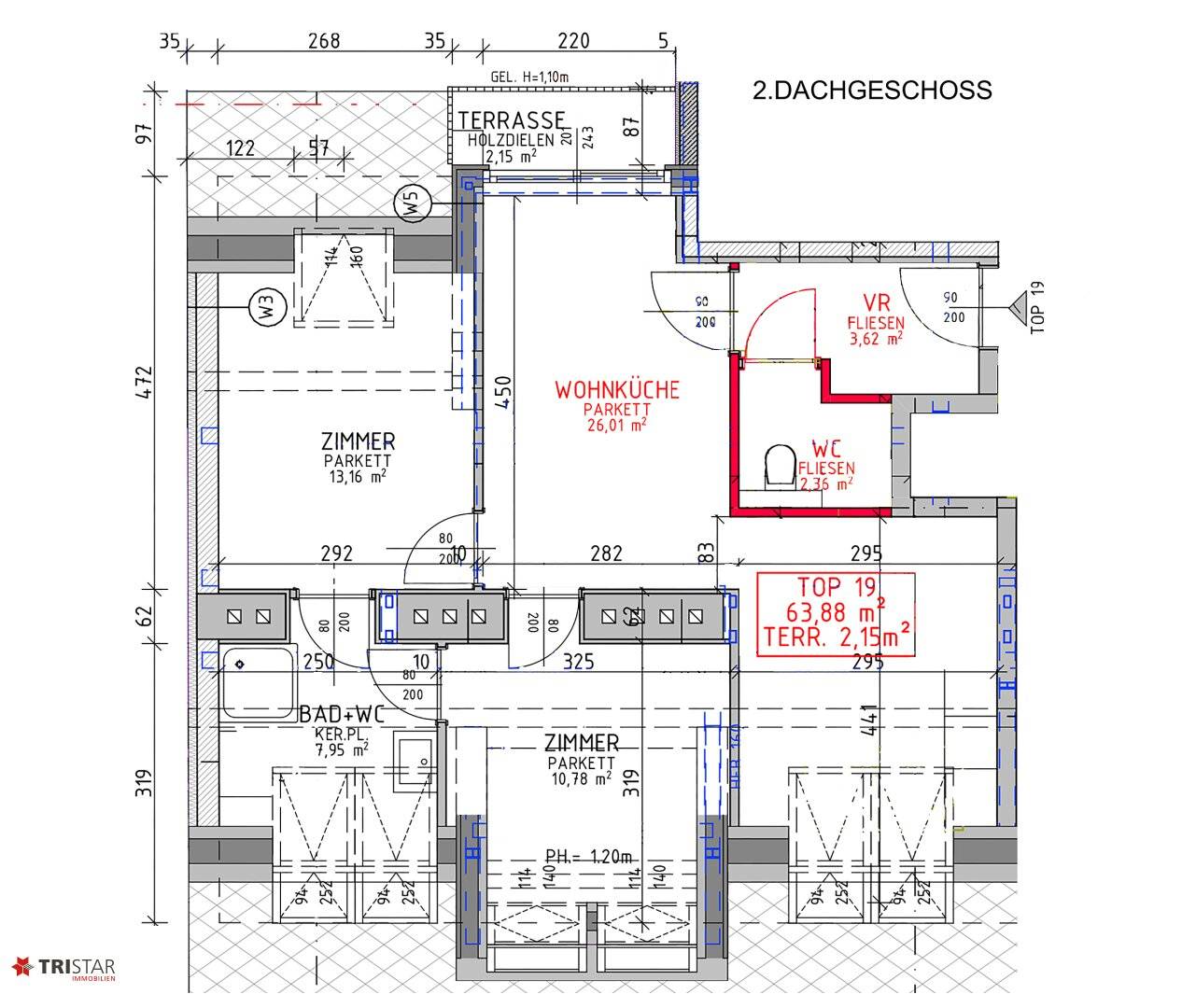 NEU! ++ NEUBAU ++ AUFSTOCKUNG ++ 1050 WIEN ++  ERSTBEZUG ++ HIMMELSRICHTUNG: SÜD-WEST ++ BARRIEREFREI ++ 8-PERSONEN-AUFZUG ++