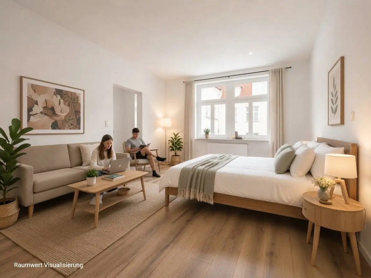 RENOVATED CITY APARTMENT | 1 room | approx. 29 m² living area | 3rd floor with lift