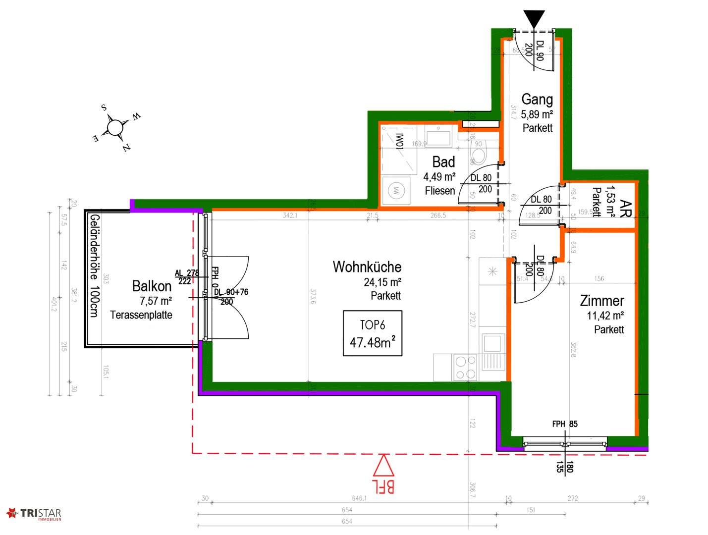 NEU! • Erstbezug • 2–3 Zimmer • Terrasse • Nähe U2 • 1220 Wien