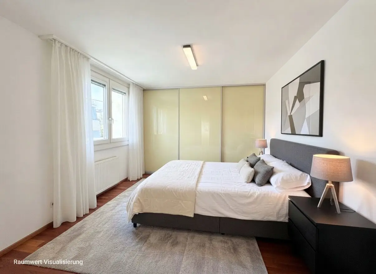 GLORIETTE VIEW | Renovated 3-room apartment | approx. 83 m² living space | Elevator | Garage optional