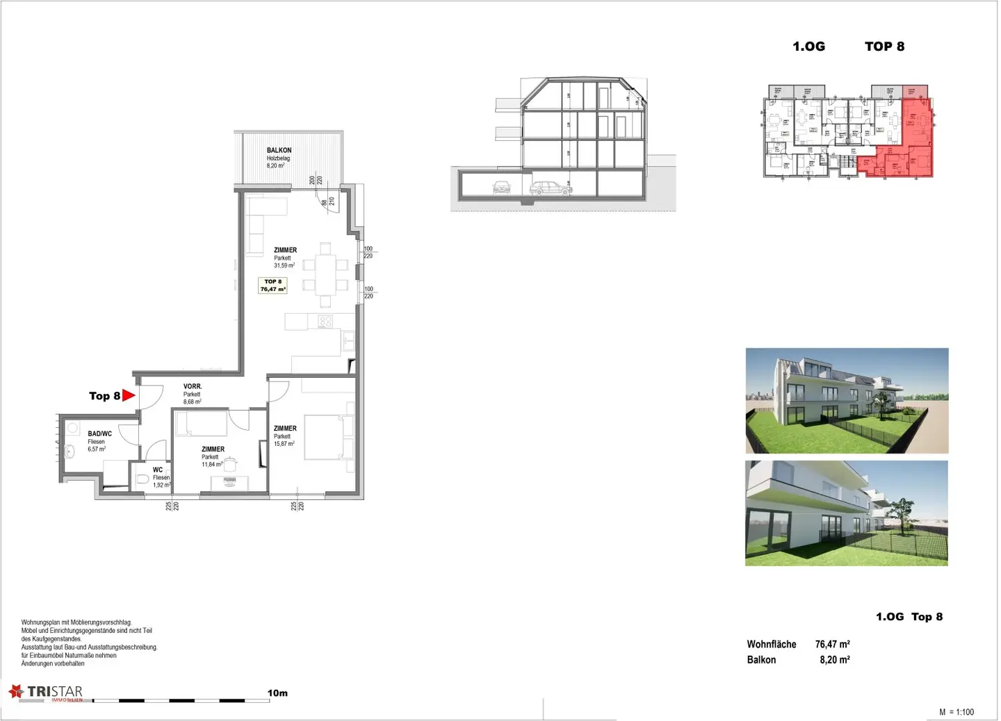 Neubau 1210 Wien · Gartenwohnungen & Anlegerwohnungen · ab € 249.000 · 12 Einheiten · Erstbezug!