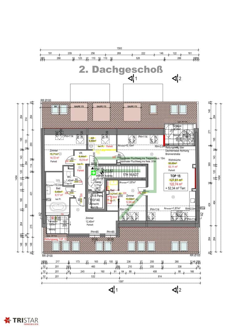 Erstbezug Penthouse &amp; 2-Zi-Wohnungen**Garage*Massivbau*Top-Ausstattung **Jetzt mit Preisnachlass!