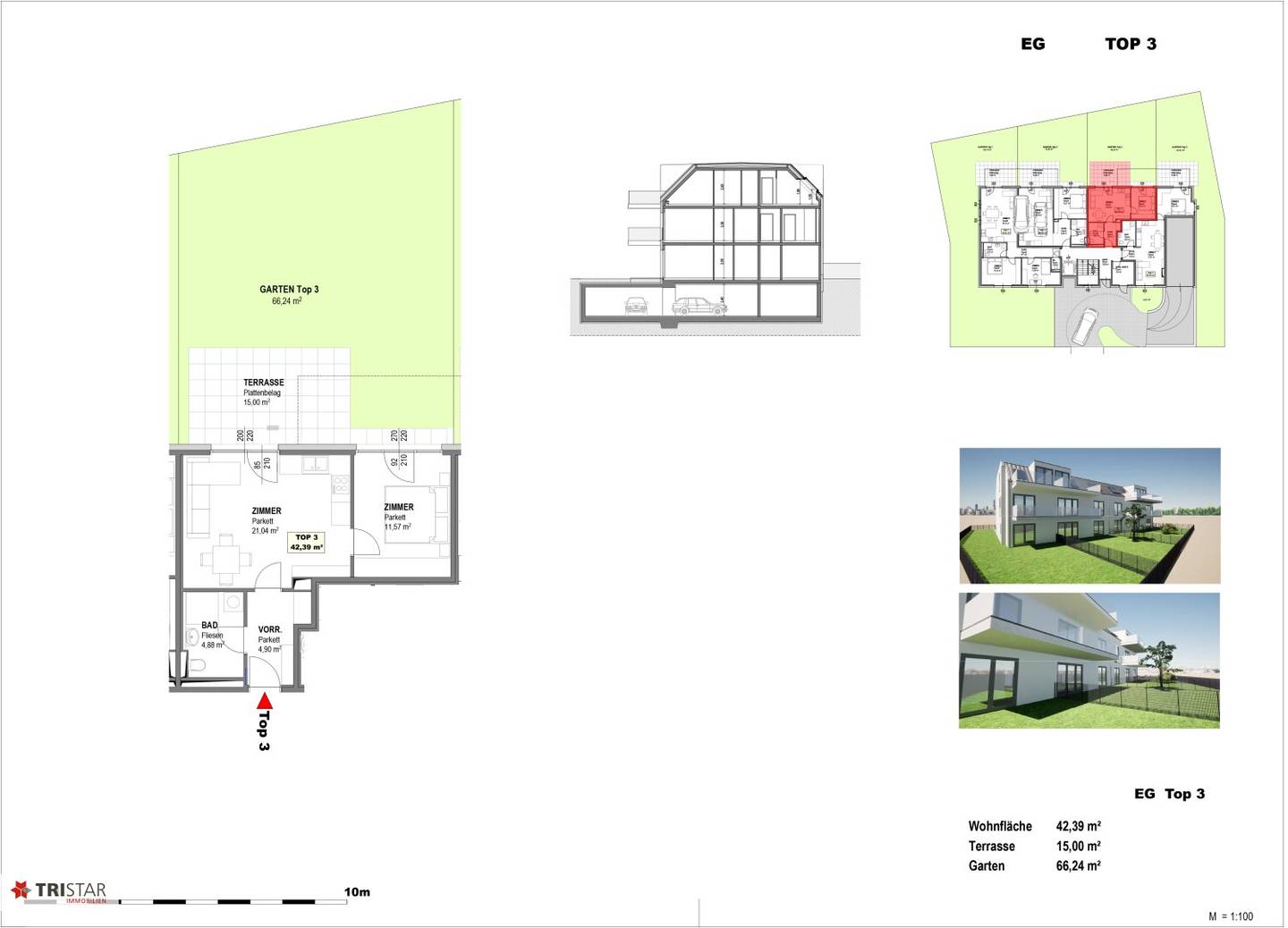 Neubau 1210 Wien · Gartenwohnungen &amp; Anlegerwohnungen · ab € 249.000 · 12 Einheiten · Erstbezug!