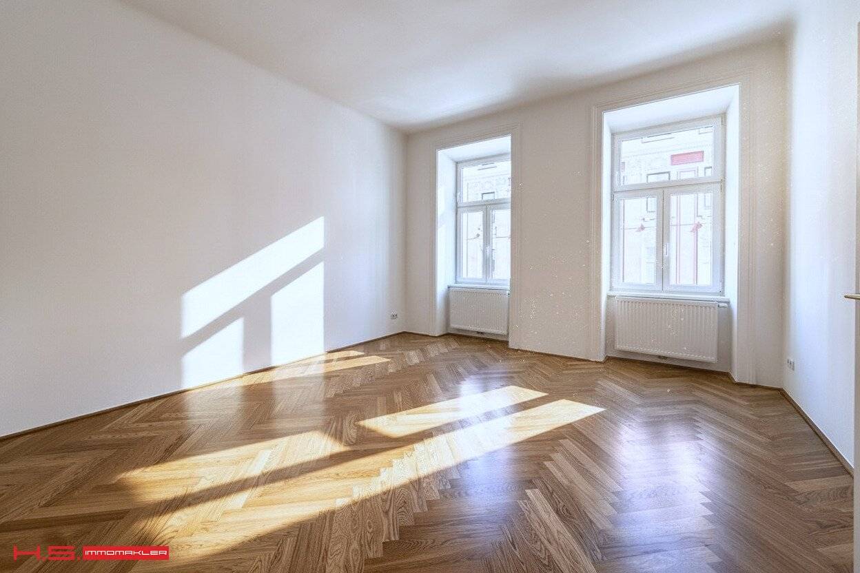 NEAR AUMANPLATZ - BALCONY FIRST OCCUPANCY - 3 ROOMS - EAST / WEST LOCATION - partially GREEN VIEW - RENOVATED STIHAUS