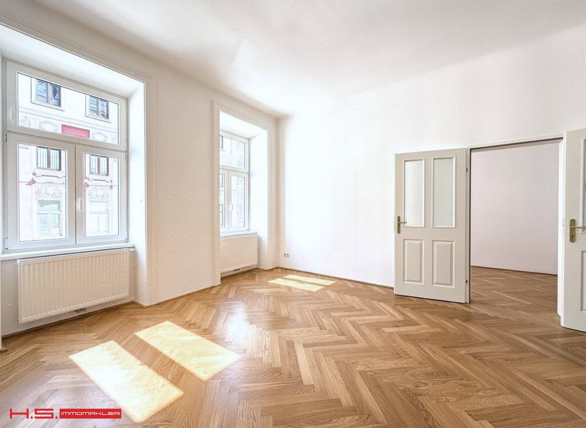NEAR AUMANPLATZ - BALCONY FIRST OCCUPANCY - 3 ROOMS - EAST / WEST LOCATION - partially GREEN VIEW - RENOVATED STIHAUS