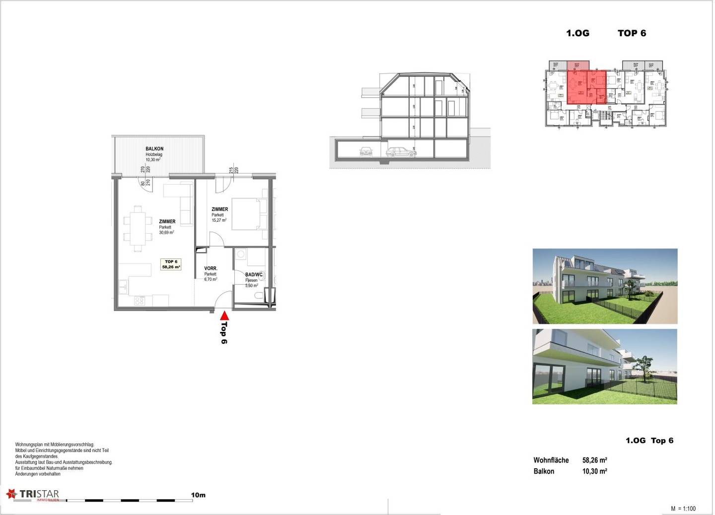 New build 1210 Vienna · Garden apartments &amp; investor apartments · from € 249,000 · 12 units · First occupancy!