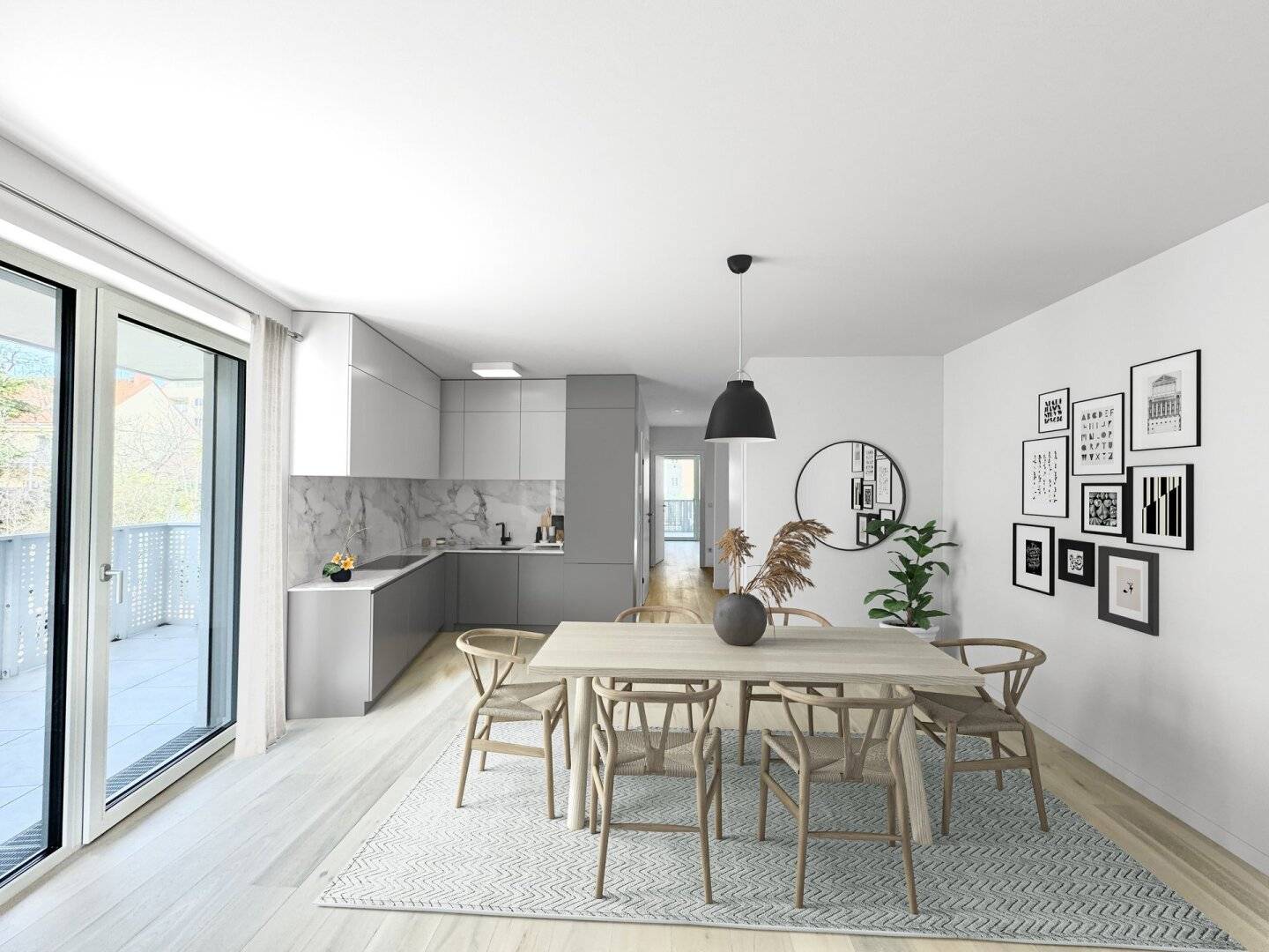 Green oasis with 35 modern first occupancies and underground garage in 1140 Vienna