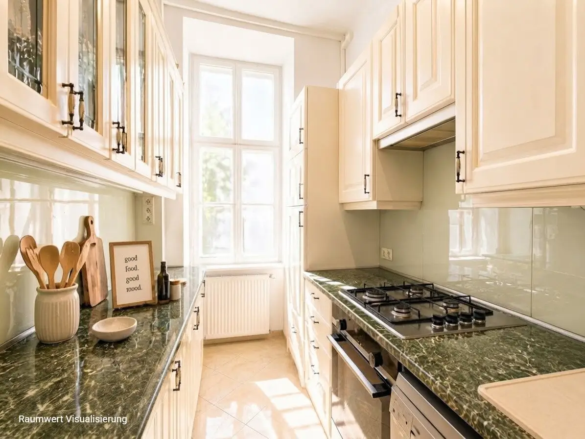 RUHIG WOHNEN – MITTEN IN DER STADT | 2 Zimmer | ca. 80 m² | Hofruhelage