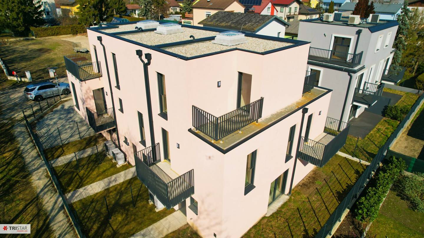 110 m² Neubau-Reihenhaus mit 74 m² Eigengarten | Korneuburg