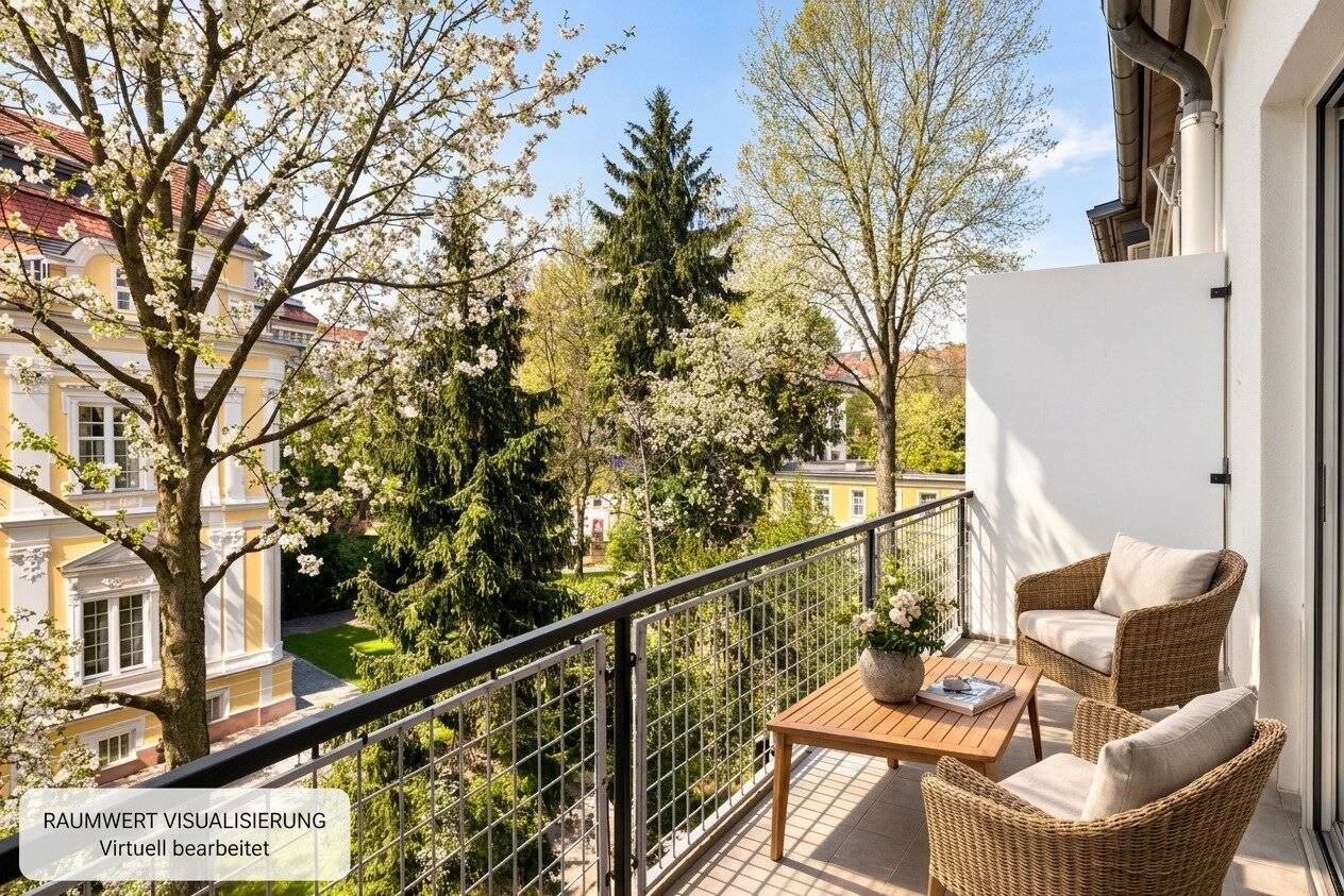 Green oasis in quiet courtyard location | 3 rooms | 77 m² | balcony | Near Lainzer Tiergarten
