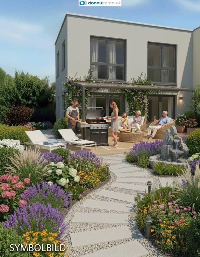 Modern wohnen im Massivhaus auf eigenem Grundstück | Ruhige Grünlage nahe Stockerau