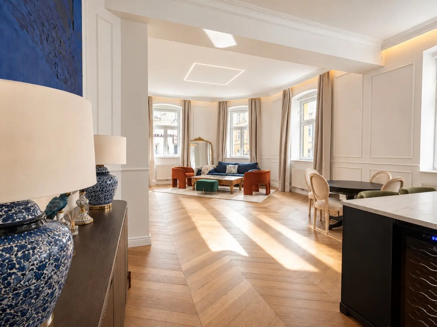 ALTBAULIEBE nahe Pilgramgasse | ca.108 m² | 3 Zimmer | Einbauküche | Kernsaniert | Urban &amp; zentrumsnah