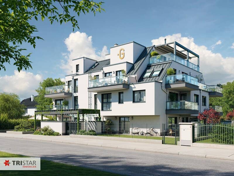 Modern garden apartment in 1220 Vienna: First occupancy with terrace and solar energy