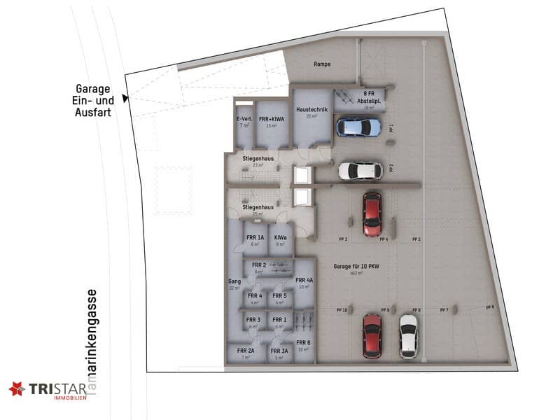 Modern garden apartment in 1220 Vienna: First occupancy with terrace and solar energy