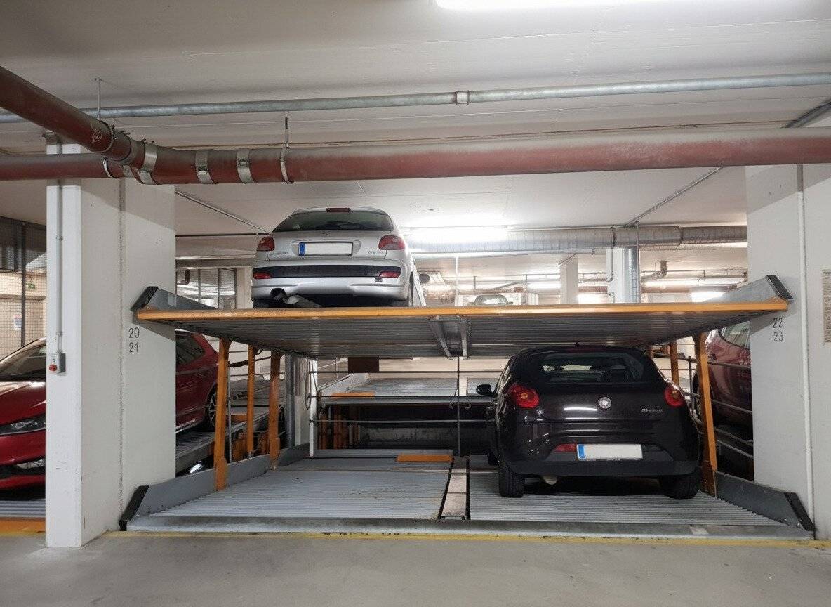 Tiefgaragenplatz (Parkwippe unten) - Wohnhausanlage Beethovengasse 4-6, 2500 Baden