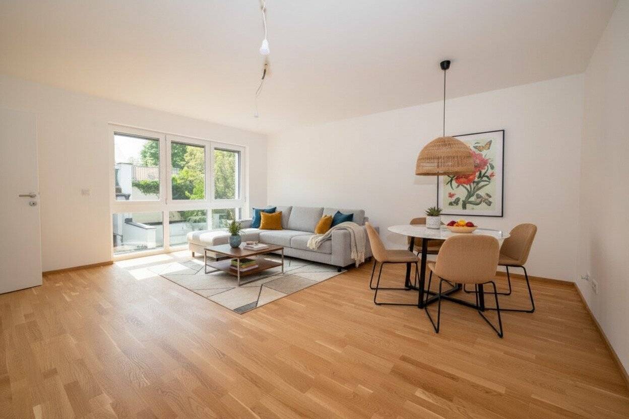 ERSTBEZUG - SCHLÜSSELFERTIG! Schöne 3-Zimmer-Wohnung mit ca. 17 m² großem Kellerraum in ruhiger Siedlungslage von Baden