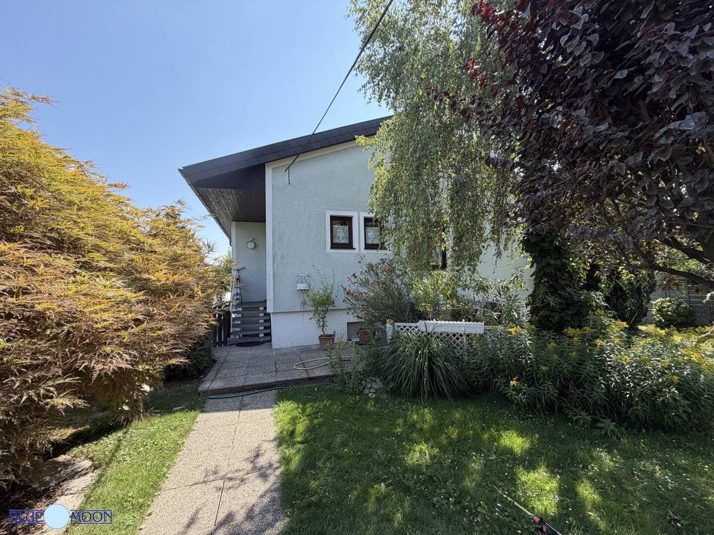 1210 Wien, Dafertgasse, Schwarzlackenau, Einfamilienhaus mit 421m² Grundstück, 84m² Wohnfläche, 4 Zimmer,  + 79m² Keller, Garage, Pool, Ruhelage, sonniger Garten, Kaufpreis: € 649.000,--