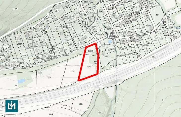 LAND WITH DEVELOPMENT POTENTIAL IN PURKERSDORF (KG 01906, EZ 1008)