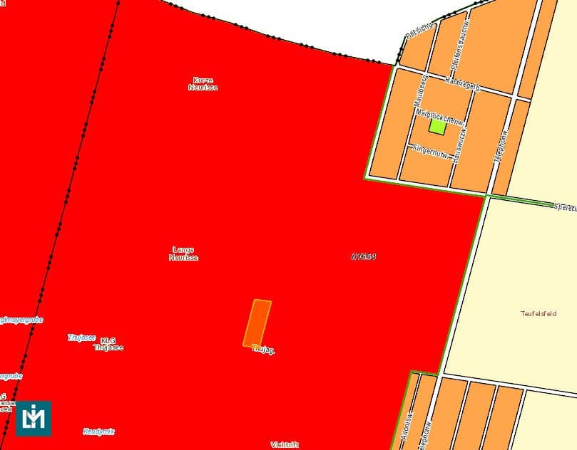(KG 01654 ESSLING, EZ 3658) BAUERWARTUNGSLAND IN 1220 WIEN / NÄHE PONYSEE