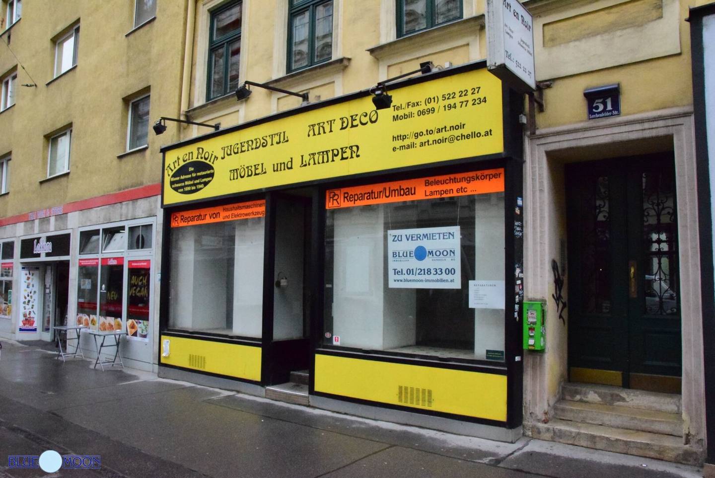 Geschäftslokal, Lerchenfelderstraße, RENOVIRUNGSBEDÜRFTIG, keine GASTRO erlaubt!