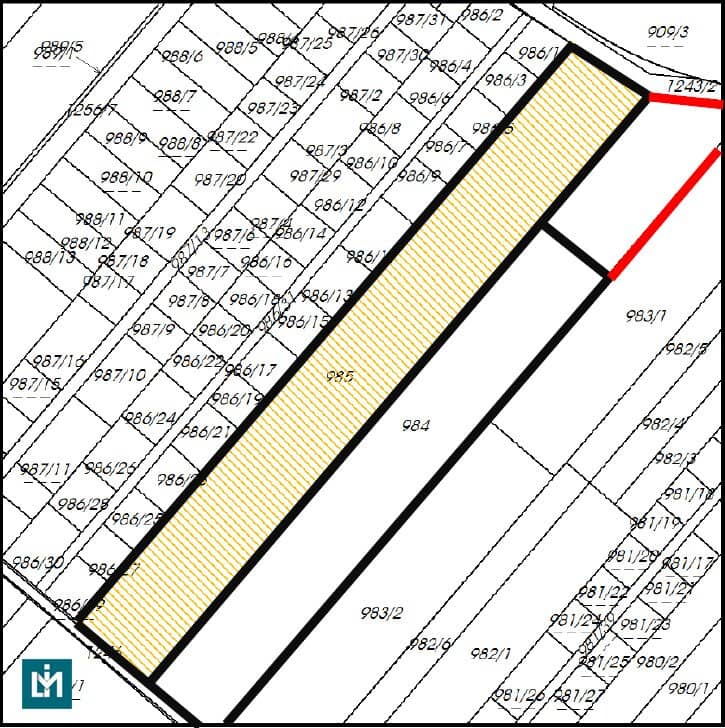 BAUERWARTUNGSLAND IN 1220 WIEN / GRÜNLAND AM OBEREN MÜHLWASSER (KG 01651 ASPERN, EZ 323, 597)