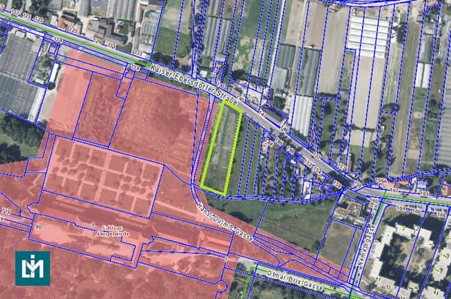 Forest and Meadow Belt in 1110 Vienna (EZ 396 KG 01103 Kaiserebersdorf Plot No. 1196)