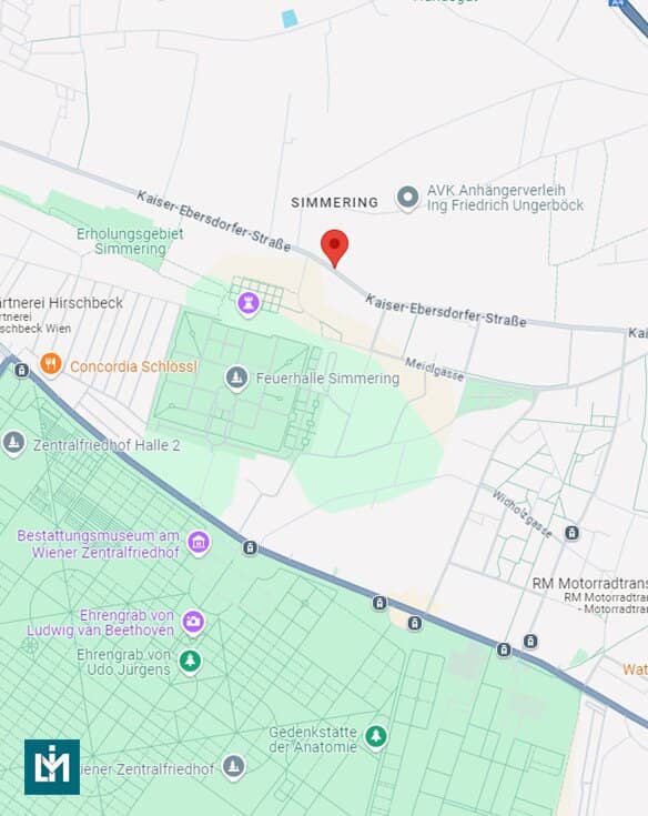 Forest and Meadow Belt in 1110 Vienna (EZ 396 KG 01103 Kaiserebersdorf Plot No. 1196)