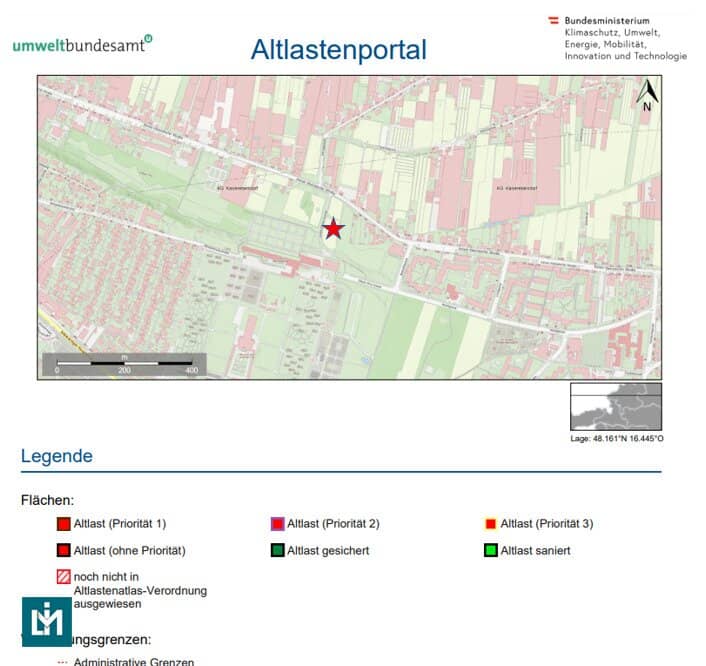 Forest and Meadow Belt in 1110 Vienna (EZ 396 KG 01103 Kaiserebersdorf Plot No. 1196)