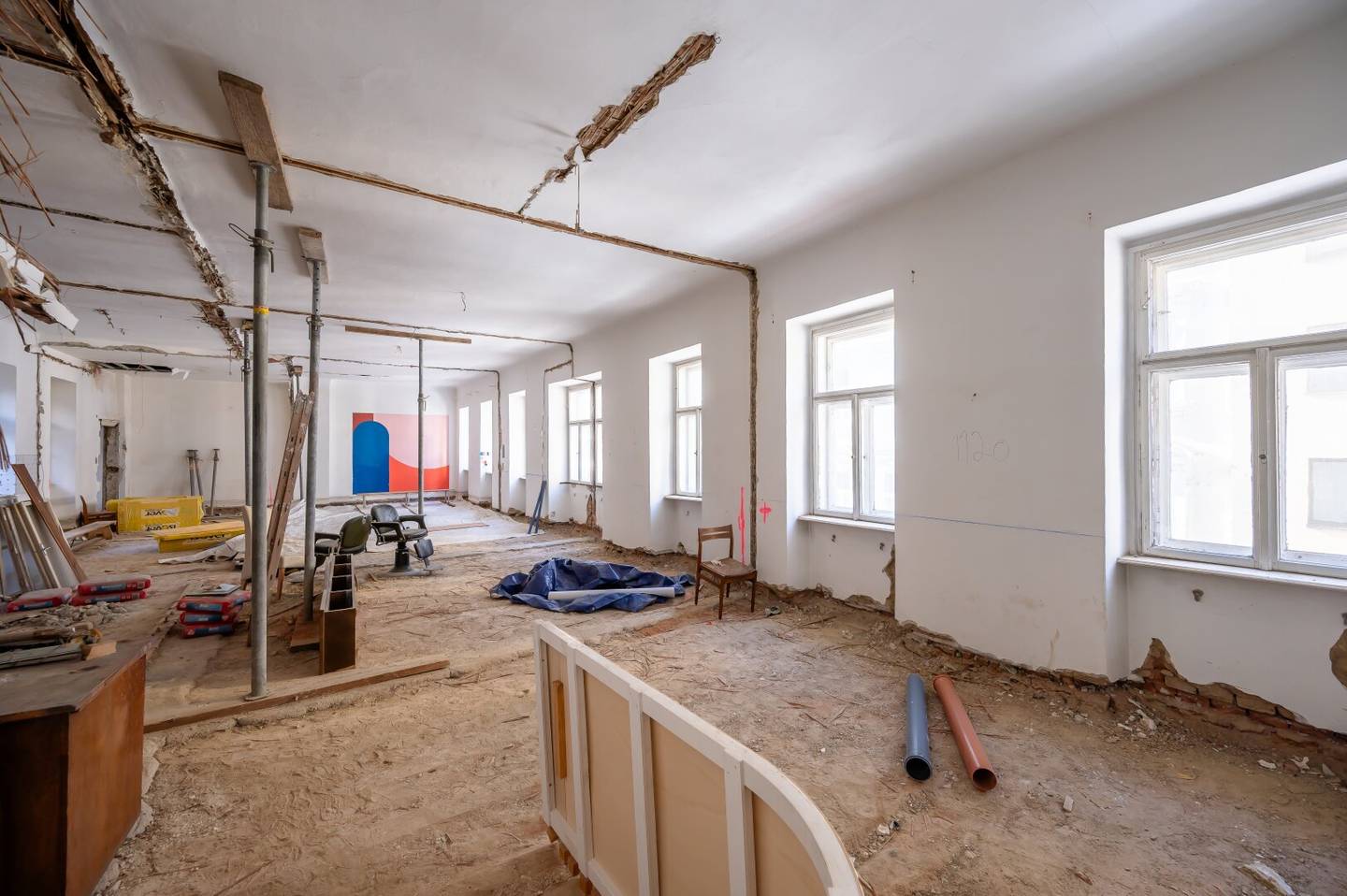 Great floor apartment in the middle of the Seventh, 150m²